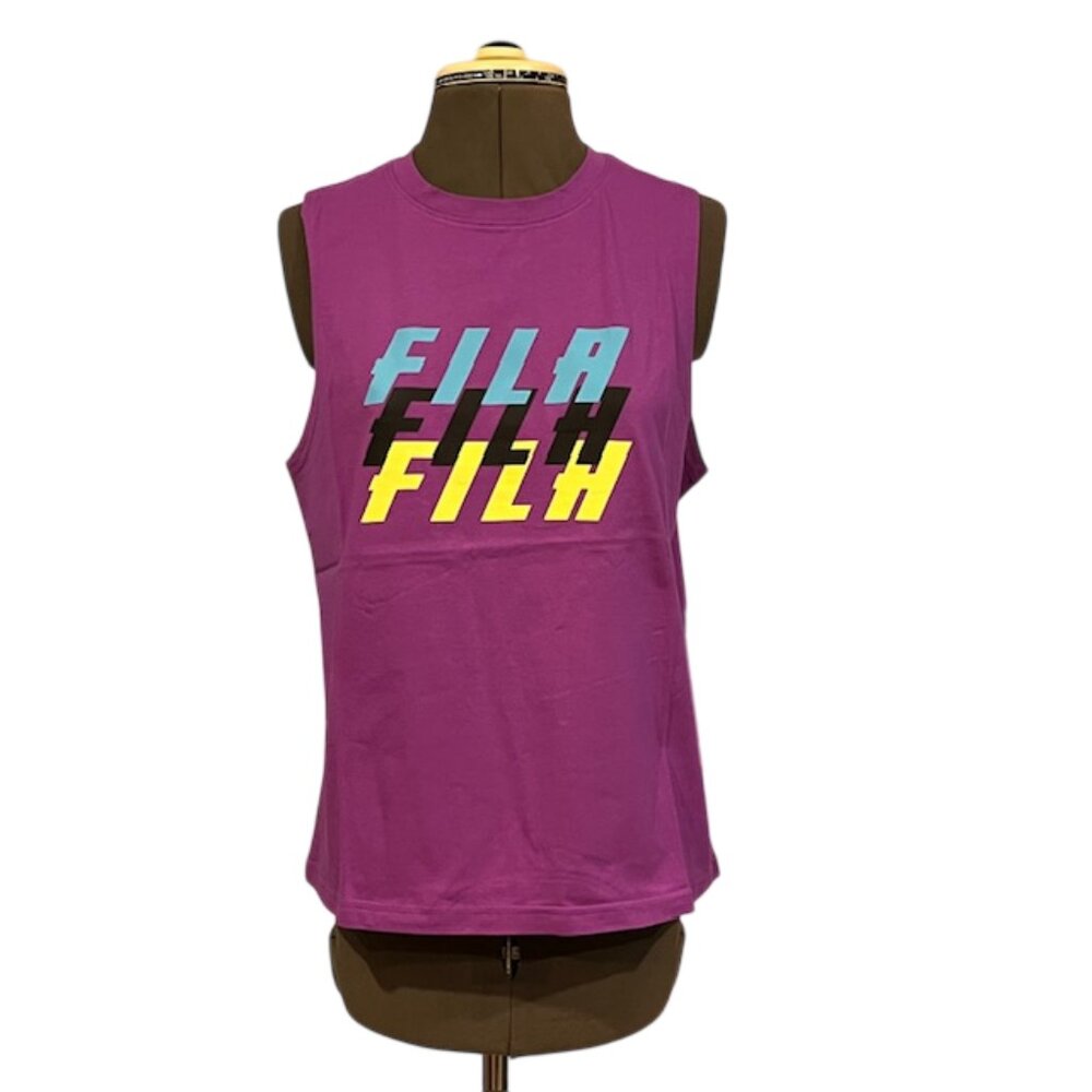 FILA Kineta Cotton Training Gym Workout Tank Top Size Large NWT